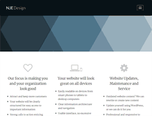 Tablet Screenshot of njedesign.com